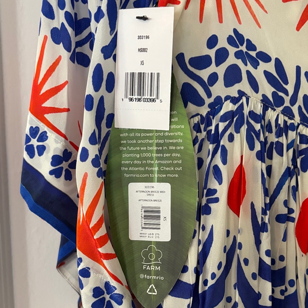 FARM RIO Afternoon Breeze Midi Dress - Picture 8 of 9